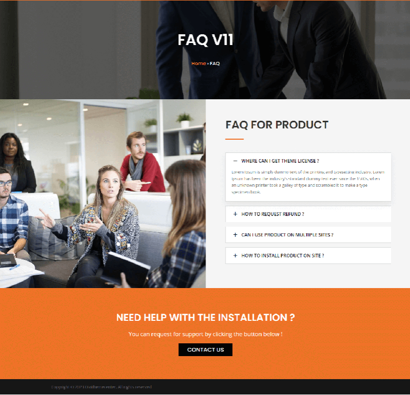 FAQ Style 11