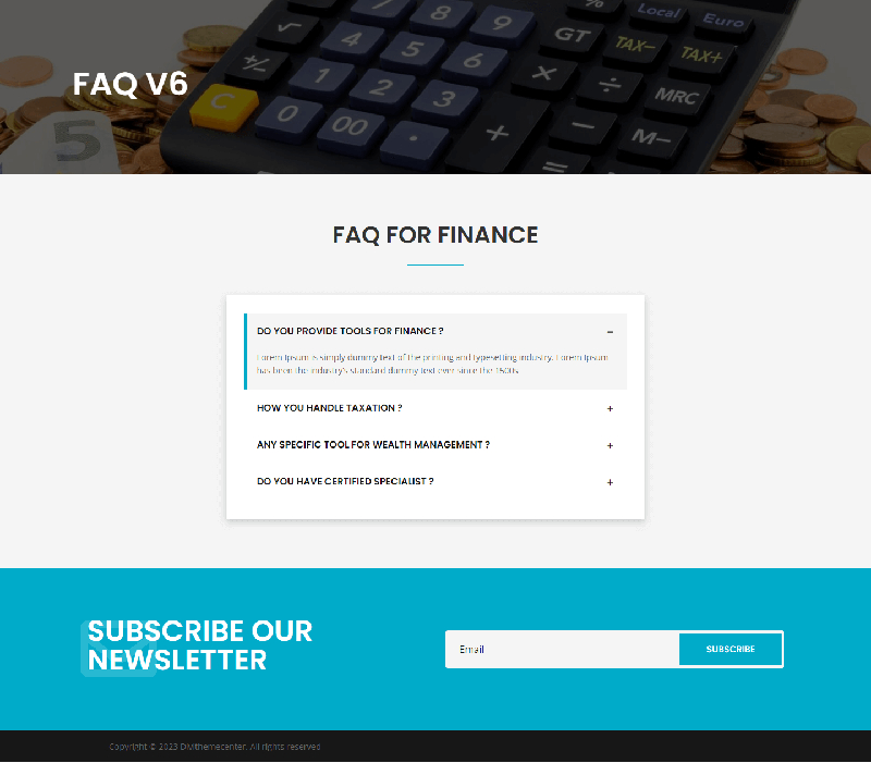 FAQ Style 06